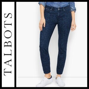 Talbots Slim Ankle Alluring Animal Jeans